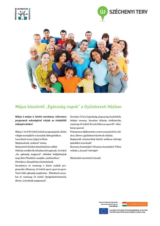 Május 1-május 4. között tartalmas, változatos programok sokaságával várjuk az érdeklődő mikepércsieket! Május 1-én 8 30 órától induló programjaink a Kelet világát mutatják be a hozzánk ellátogatókhoz.